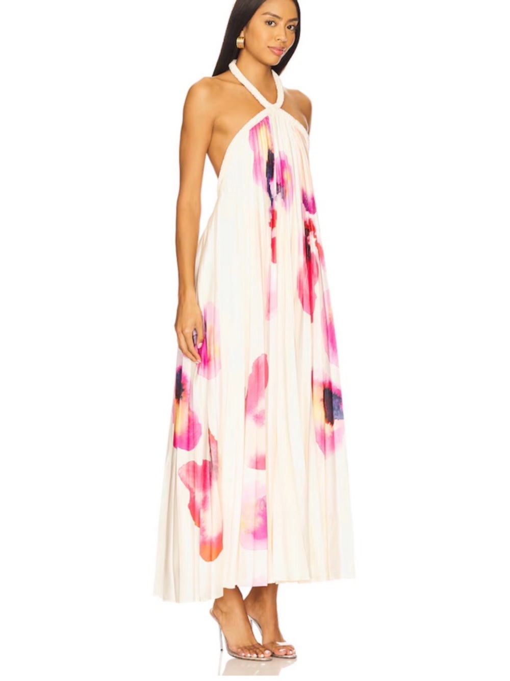 Acler Fixby Halter Maxi Dress